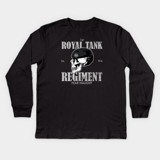 1st Royal Tank Regiment Kids Long Sleeve T-Shirt